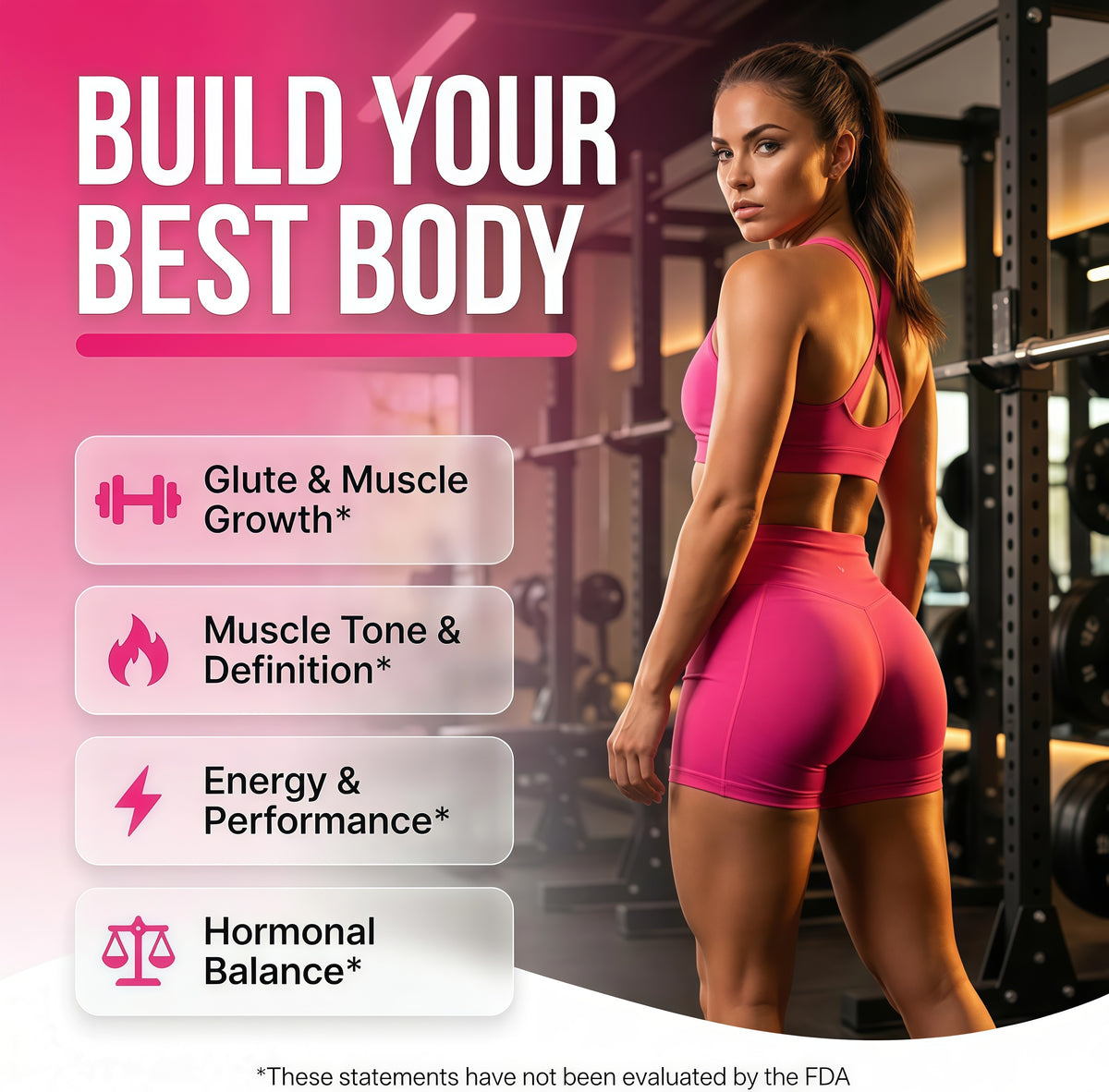 Creatine for Women, Creatine Monohydrate Powder, Collagen, Biotin, BCAA